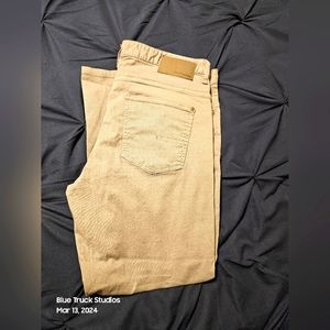 Calvin Klein Vintage Jeans 36X30 Slim Straight Khaki CK